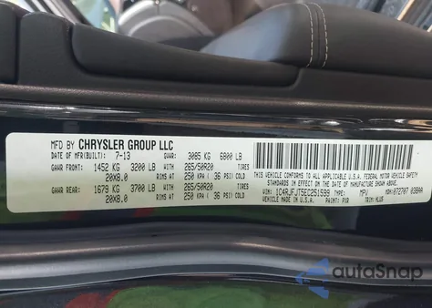 2014 Jeep Grand Cherokee Summit z USA, uszkodzony, nr VIN 1C4RJFJT5EC251599